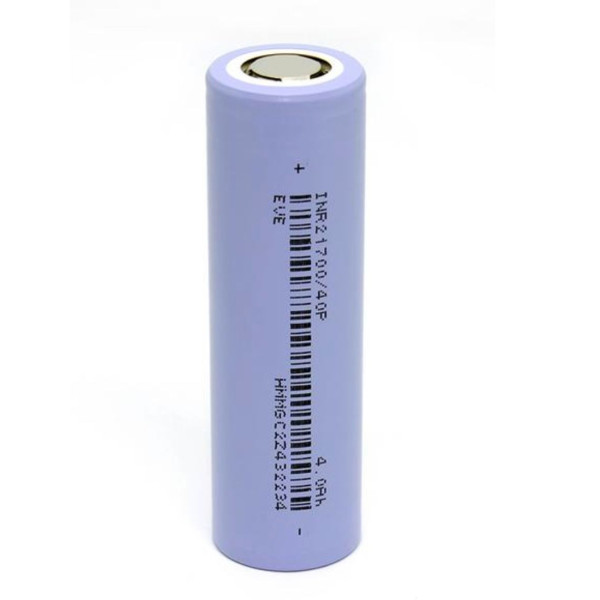 Аккумулятор EVE 21700 EVE INR 40P 4000mAh 50A Grade A  ячейки